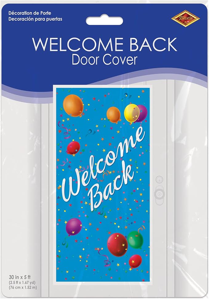 Beistle Welcome Back Door Cover - Image 5