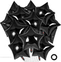20 Pcs Star Balloons, 18 Inch Black Star Foil Balloons, Stars Shaped Balloon by YOTHORN