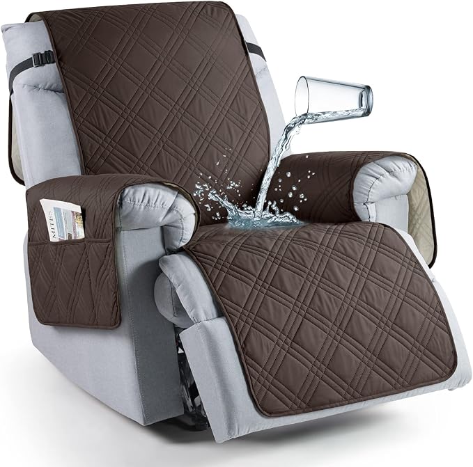 TAOCOCO 100% Waterproof Recliner Chair Cover, Non Slip Covers by TAOCOCO