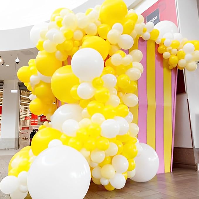 Voircoloria 66pcs Yellow Latex Party Balloons, 12inch | - Image 6