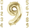 Number 9 Balloons for 9th Birthday Party Decorations, 40 Inch 0-100 Anniversary by Joycard