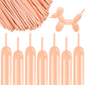 260 Long Balloons 100 Pack Pastel Orange Twisting Animal Balloons Thickening by ASIYUHY