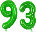 Number 93 Balloons for 93rd Birthday Party Decorations, 0-100 Large No.93 by Joycard