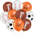 Censen 45 Pieces Sports Balloons 12 Inch Sports Latex Balloons Include Football by Censen