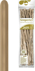 Sempertex Silk Gold Dust Balloons, Nozzles Up, thick & durable, bridal showers by Sempertex