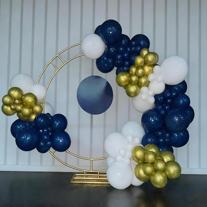 Blue and Gold Balloons Arch Kit, 18 12 10 5 inch, - Image 7