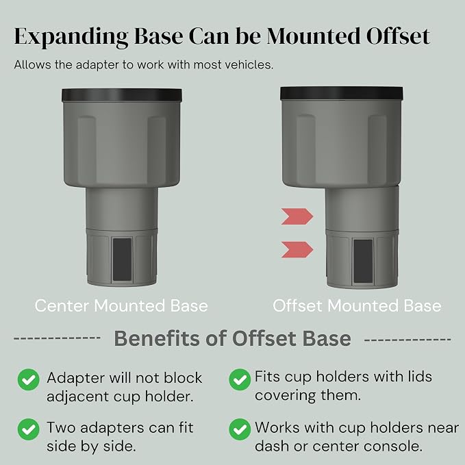 Car Cup Holder Expander Adapter - Image 5