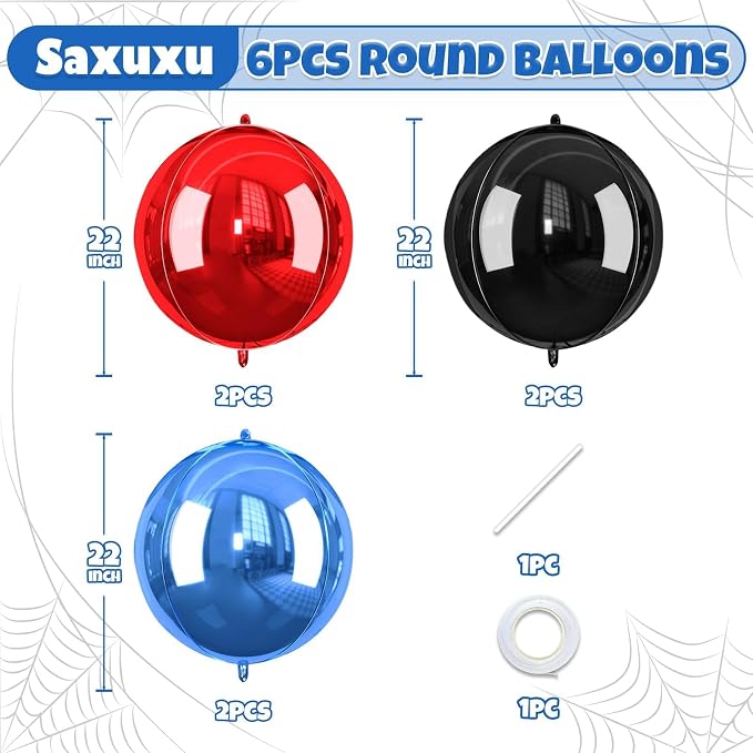Giant Foil Balloons, 22 Inch Big Round Foil Balloon - Image 3