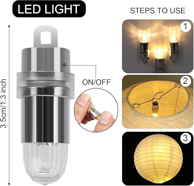 LIAHO 24x Battery Operated LED Party Lights, Waterproof - Image 5