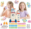 Space Rocket DIY Balloons with Pump, Stickers & Eyes | Sticky Balloon without by Unknown