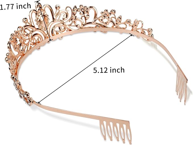 Fesciory Birthday Crown for Women, Adult Fit, Coming of Age Gifts & Halloween - Image 6