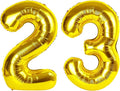 Numbers 20 Balloon 40Inch Gold Balloons by Argthjy