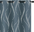Yakamok Stone Blue Blackout Curtains by Yakamok