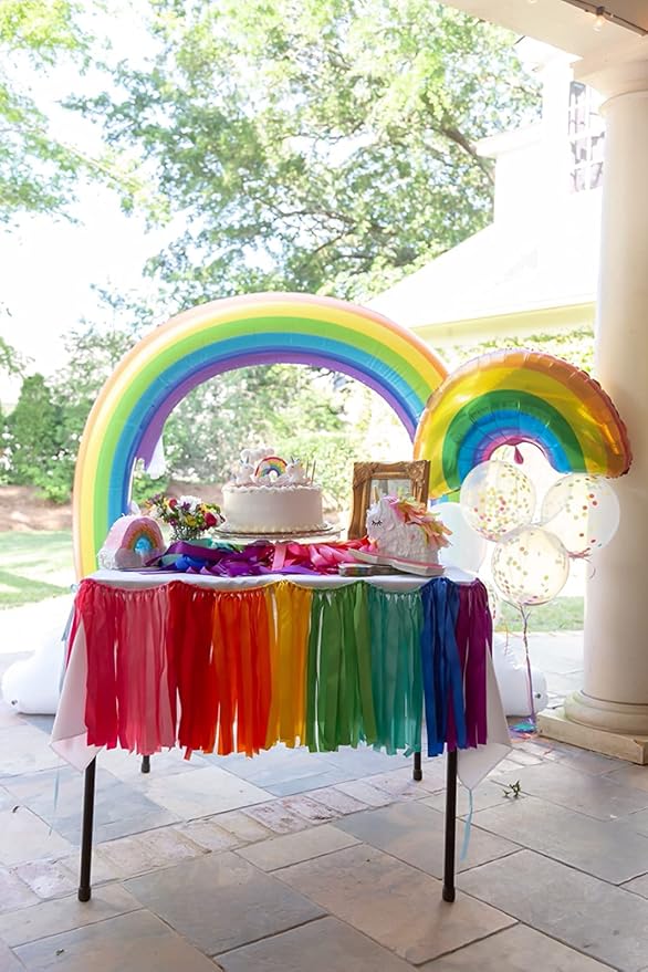 Handmade Party Garland Hanging Decorations Preassembled Colorful Ribbon Tassel - Image 4