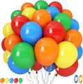Red Yellow Blue Green Balloons, Rainbow Cartoon Theme Primary Color Latex by Govpy
