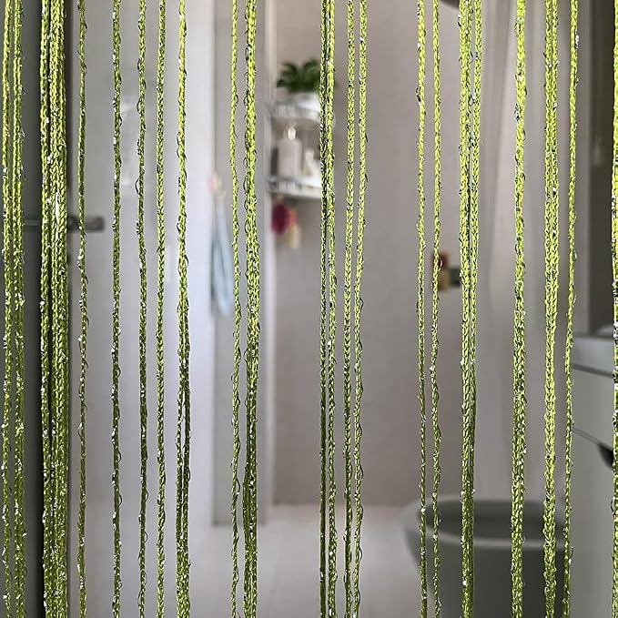 Home Decor Sequin Curtain for Doorway, Door String Curtains, 39x79 inch Hanging - Image 6