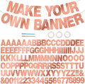 BEISHIDA Double-sided Rose Gold A-Z DIY Letter Custom Banner Party Decor | 111 by Beishida