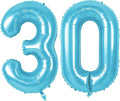 Number 30 Balloons for 30th Birthday Party Decorations, 0-100 Large No.30 by Joycard