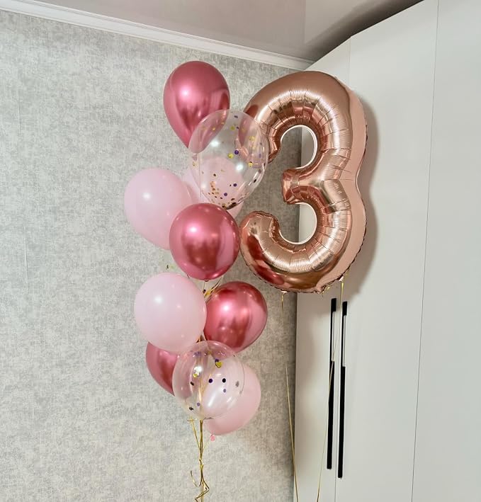 Rose Gold 13 Balloon - Image 3