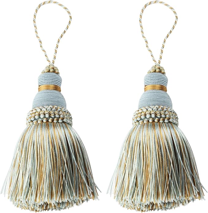 2Pcs Colorful Tassel Key Tassels DIY Accessories | 9.5 Inch Tassels by fenghuangwu
