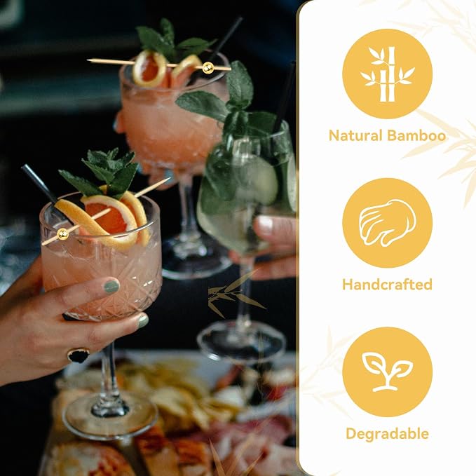 200PCS Cocktail Picks, Fancy Toothpicks - Image 3
