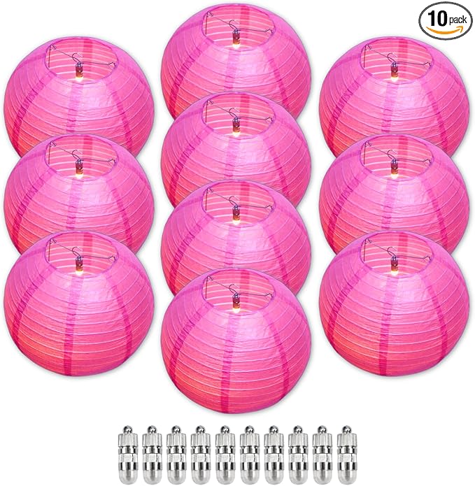 Rose Red Chinese Paper Lanterns by Ethbrisge-