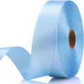7/8 Inch 30 Yards Sky Blue Satin Craft Ribbon-Single Face Polyester Ribbon by Unknown