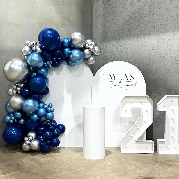 Blue Silver Balloons for Boys - Image 6