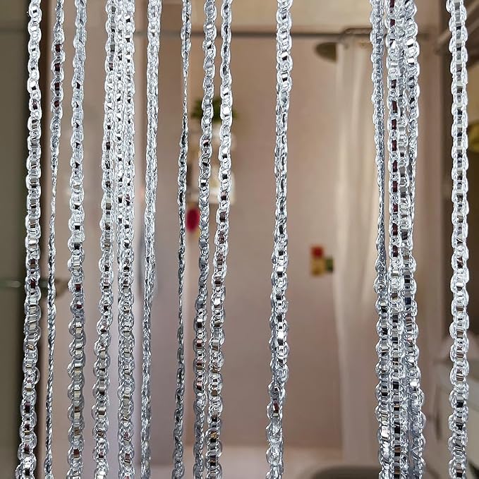 Home Decor Sequin Curtain for Doorway, Door String Curtains, 39x79 inch Closet - Image 6