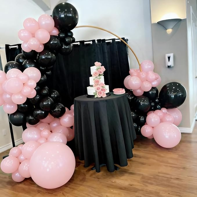 50pcs Matte Black Balloons 12 Inch, Premium Black Thick Latex Party Balloons - Image 5