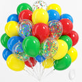 BAUANOOY Red Yellow Blue Green Balloons by BAUANOOY