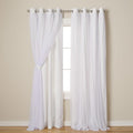 TOWN & COUNTRY LUXE Talia Double Layer Indoor Curtains, Sheer and Room by TOWN+%26+COUNTRY+LUXE