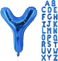 Letter Balloons 40 Inch Blue Giant Alphabet Balloons Letter Y | Foil Mylar Big by YUNSHANGMO