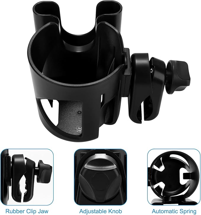 Accmor Stroller Cup Holder, Walker Wheelchair Bike Drinks Holder | Universal - Image 4