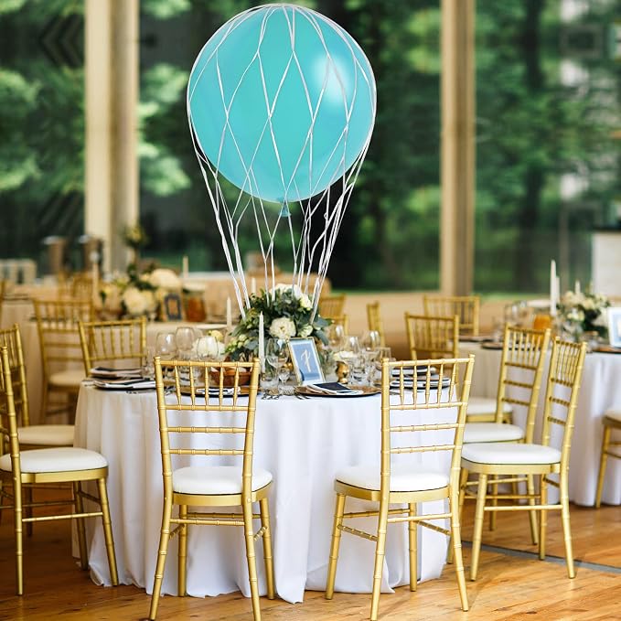 Deekin 8 Pcs Hot Air Balloons Net 36'' Hot Air Balloon Drop Net - Image 5