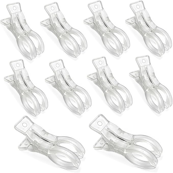 10 Pcs Spring Clamps for Crafts, Balloon Arches & Backdrops 3.5” Clip Set | - Image 6