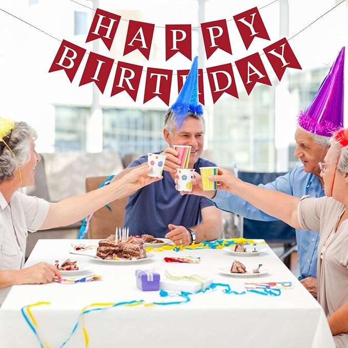 Happy Birthday Banner Birthday Party Supplies - Image 5