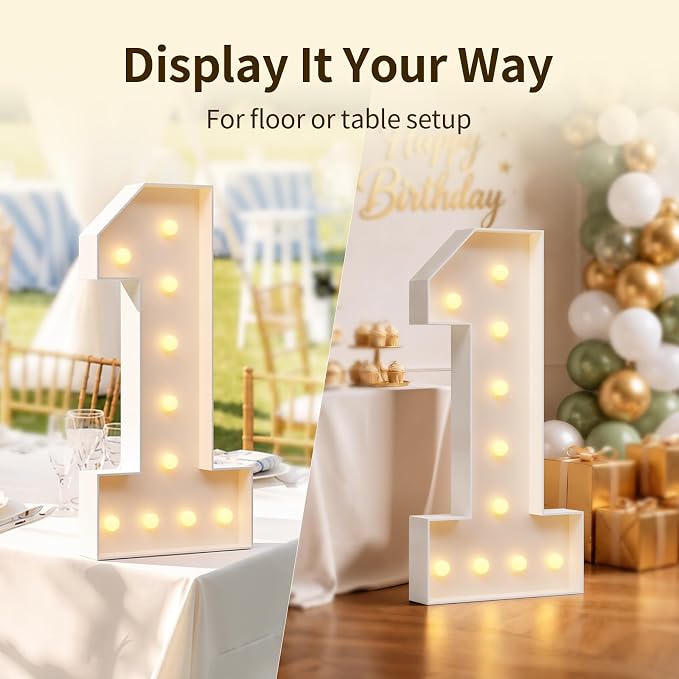 4FT Light Up Marquee Letter XV Warm White Light | Decor - Image 3