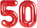 Numbers 40 Balloon 40Inch Red Balloons by Argthjy