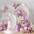 Pink and Purple Balloon Arch Kit by CROSSFINGERS