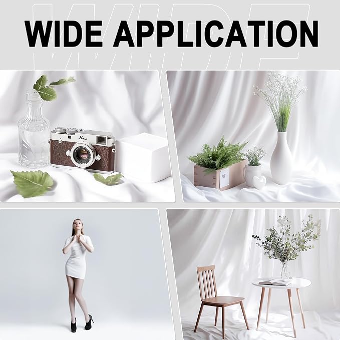 GFCC 6FTx9FT White Backdrop Background - Image 5