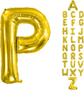 Letter Balloons Gold 40 Inch P Large Giant Big Foil Mylar Balloon | by Unknown