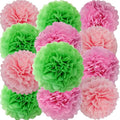 We Moment Green Pink Light Pink Paper Pom Poms Flowers by We+Moment