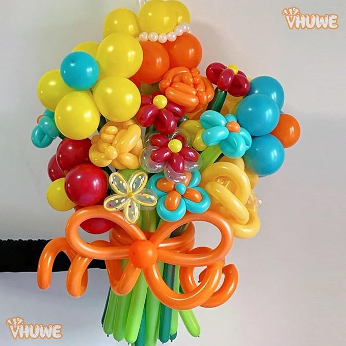 260 Balloons Lime Green, Thickened 100 Pack Long Balloons Twisting Skinny Magic - Image 7