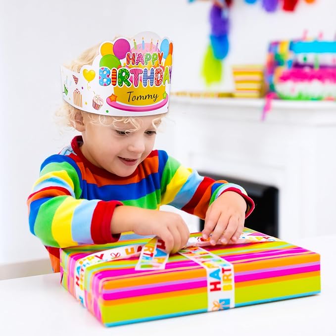 Yunsailing 36 Pcs Happy Birthday Crowns - Image 5