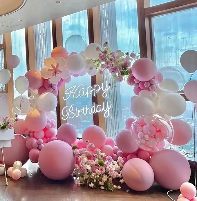 12 Inch Light Pink Balloons, Baby Shower, Graduate Party Decorations - Image 7