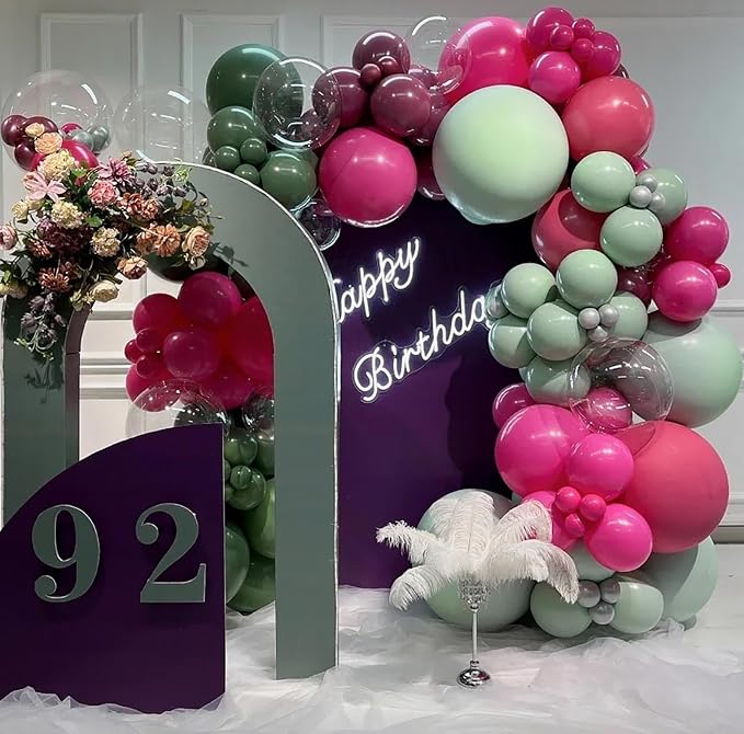 18 Inch Hot Pink Balloons, Baby Shower, Birthday Party and Event Decoration - Image 3