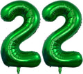Number 22 Dark green Balloons 40 Inch Giant Dark green Foil 22 Helium Balloons by LHOAVWE