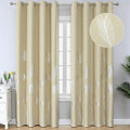 Room Darkening Curtains 84 Inches Long 2 Panels Thermal Insulated Blackout by ESTELARTEXTILER