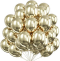 PartyWoo Metallic Gold Balloons 50pcs Chrome Gold Color 12 Inch | Balloons by PartyWoo